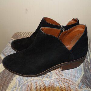 Lucky Brand LP Frania Black Leather Bootie Sz 8.5M